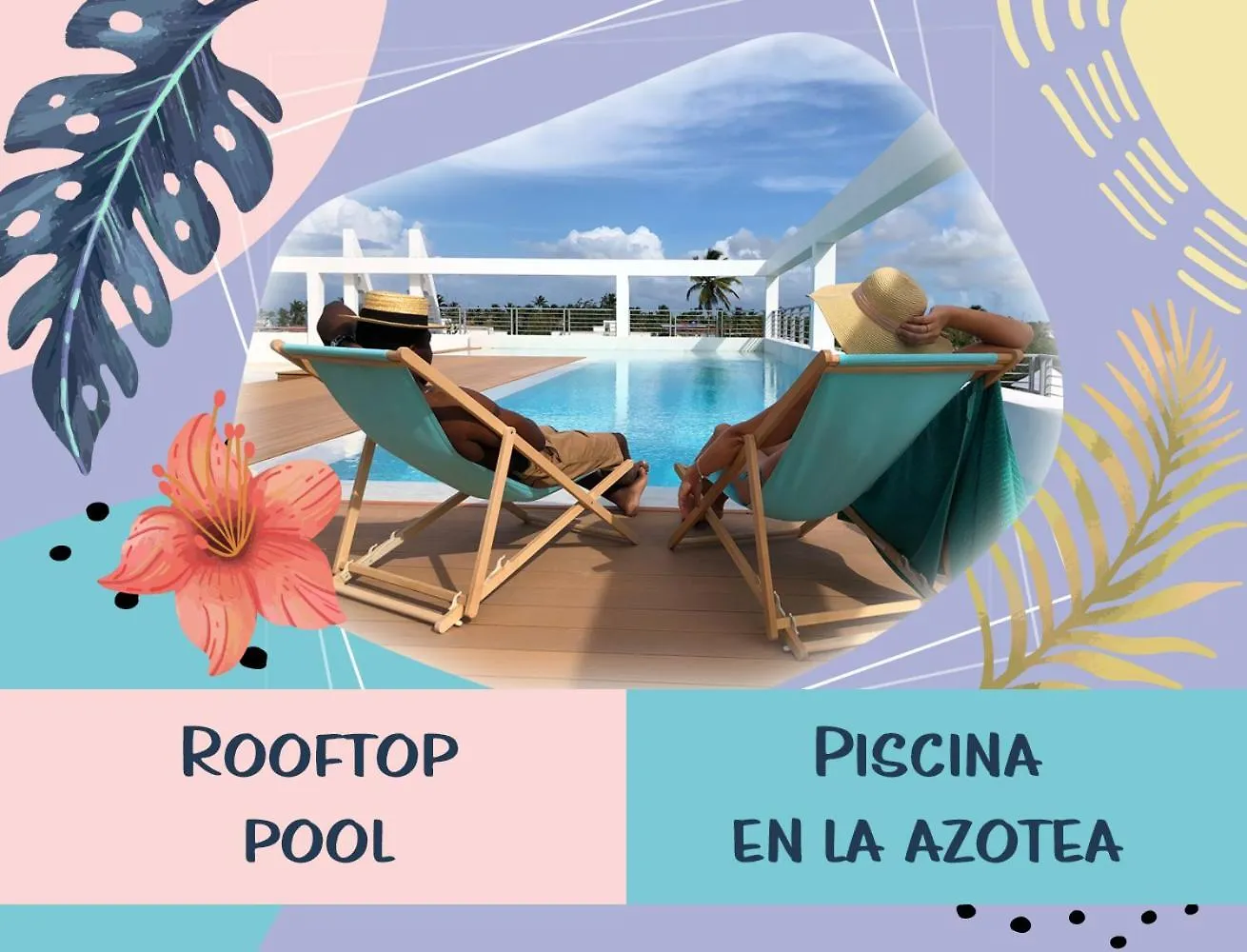 Rooftop Pool Hotel Suites Studios Dukassi Sol Caribe Beach Bavaro Club & Spa Punta Cana